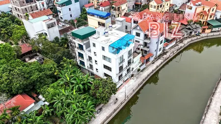 Bán nhà mặt hồ Lại Yên, Hoài Đức ( xã Sơn Đồng)
