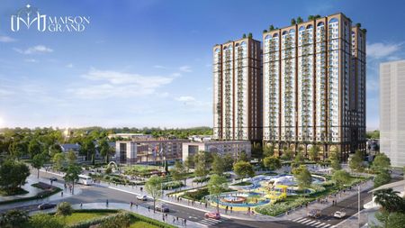 Bán căn hộ maison grand giá chỉ từ 1,6 tỷ ngay cảng cái mép, sân bay long thành trả 50% nhận nhà