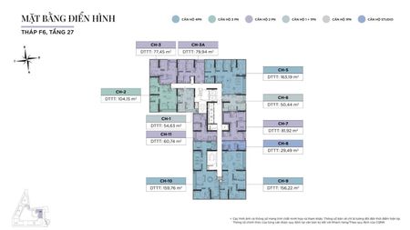 Toà F6 căn góc tầng view đẹp Đông Nam 4PN, 3WC, 160m2 tại Sun Feliza Suites Cầu Giấy, 18 tỷ VND