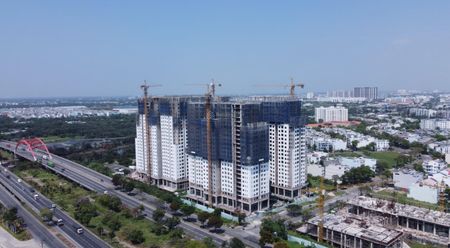 Bán căn hộ 2PN góc 65m2 Dream Home Riverside Q8 1,570 tỷ/căn full giá