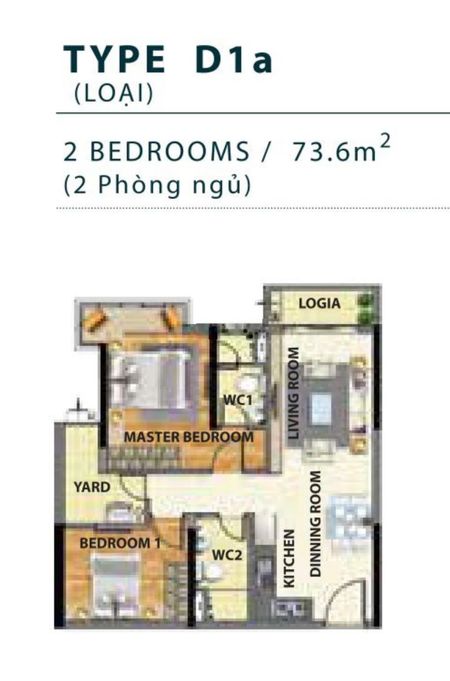 Bán căn hộ 2pn 73,6m2 phân khu emerald view hồ sinh thái và công viên cây xanh