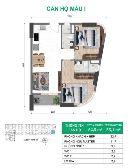 BCONS CITY - THÁP GREEN DIAMOND nhận BOOKING nằm kế Làng ĐH, Ga Metro, ck 6%, cơ hội trúng Mazda 6