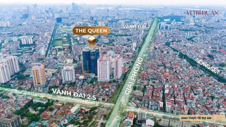 Căn hộ cao cấp The Queen 360 Giải Phóng - Ưu đãi nhận booking chỉ 50 triệu, chiết khấu đến 9,5%