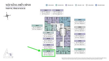 Căn hộ 3PN tầng trung đẹp nhất Sun Feliza Suites. Chiết khấu 24%, miễn lãi vay đến 3 năm