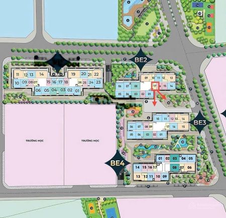Hàng độc quyền Studio Be2.0717 view công viên, sân thể thao thoáng sáng