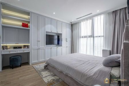 Bán căn chung cư green park việt hưng 100,6m nội thất hiện đại thông minh 3 ngủ cực đẹp tầng cao