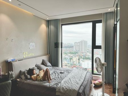 Chính chủ bán căn 3 ngủ 114m2 tại Mandarin Garden tòa B, ban công Tây Nam, full nội thất, sổ đỏ