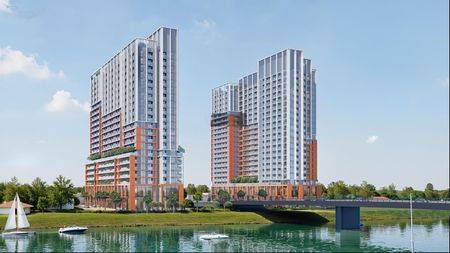 Căn studio đẹp nhất dự án spana tower tầng 15