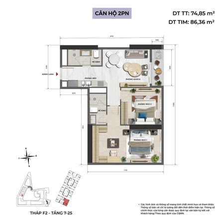Quỹ ngoại giao căn đẹp, giá rẻ hơn quỹ thường 2%, bao gồm các căn: STU, 1N, 2N, 3N tại Sun Cầu Giấy