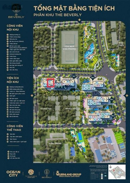 Bán căn 1 PN 43,2m2 nguyên bản CĐT 2026 bàn giao nhà. Thanh toán tiến độ toà Beverly Ocean Park 1