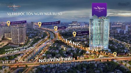 Mừng Đại Lễ, Tặng gói nội thất tới 270tr. The Ninety Complex 90 đường Láng, Đống Đa nhận nhà ở ngay