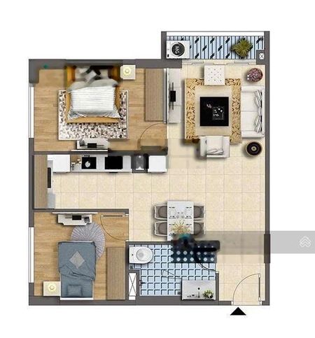 CỰC RẺ! Chính chủ gửi bán căn hộ 60m2, 2PN, đầy đủ nội thất toà Xuân Phương Quốc Hội