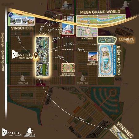 Duy nhất căn 2PN + 2WC 74,2 m2 - Masteri Trinity Square giá chỉ 58tr/m2, view thoáng không che chắn