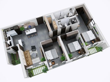 Bán tầng đẹp 3PN hướng mát, kí HĐMB CĐT, vào ở ngay được, full nội thất liền tường cc
