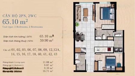 Nhận booking có hoàn lại tháp Gió Đông 2 The Gió Reiverside view sông Đồng Nai ngay Gas Metro S2.1