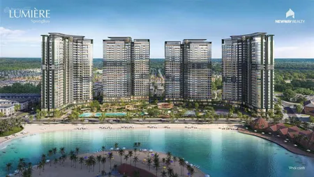 Siêu phẩm căn hộ 1pn + trục 01 tòa l1 view bể bơi nội khu & hồ tạo sóng tại lumière springbay