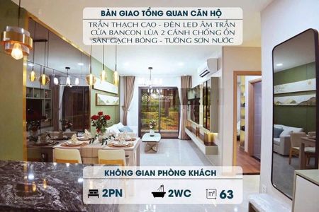Hot! Còn 60 căn Bcons Solary mua trực tiếp CĐT - CK 6,1% NH Hỗ trợ vay 80%. DT: 52m2 2PN chỉ 1ty77