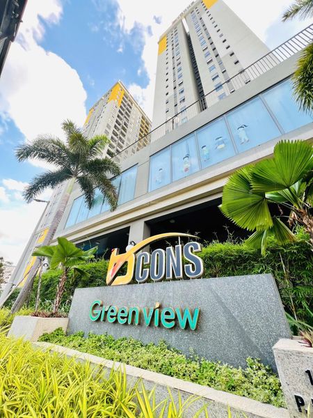 Bcons Green View Làng Đại Học. 1 căn góc 56m2 duy nhất, hướng Đông Nam, 2pn 2wc. Giá 2,18 tỷ