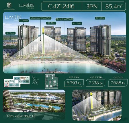 Căn hộ độc quyền Tòa C4Z1, Vinhomes
