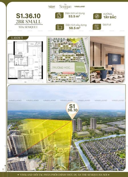 Chỉ 4.45 tỷ - sở hữu ngay căn 2PN cao cấp tại OCP1 - The Senique - Capitaland