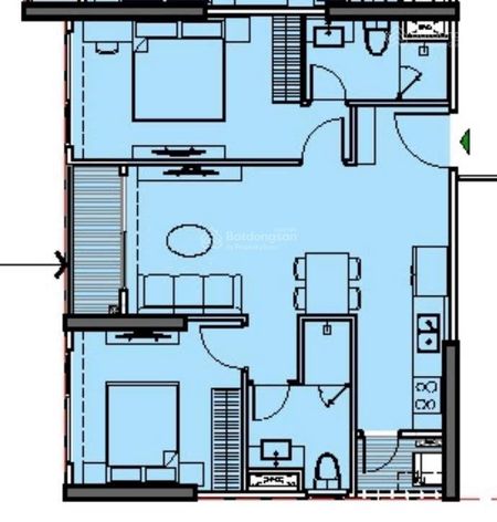Bán căn hộ 2PN góc, 63m², giá 4.28 tỷ phân khu cao cấp Paris tiến độ giãn 2 năm