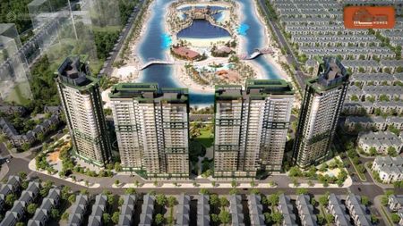 Căn hộ hạng sang 3PN, view chính diện hồ tạo sóng, tầm nhìn triệu đô, giá trị thanh khoản tốt
