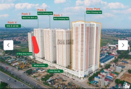 Vị trí dự án Eurowindow River Park nằm trên đường Trường Sa, gần sát cầu Đông Trù, giá từ 47-50tr/