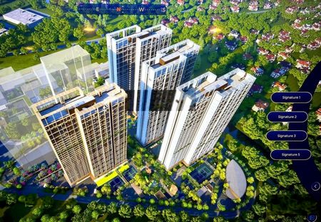 Độc quyền căn penthouse 368m2 Đông Nam view thoáng duy nhất ký trực tiếp CĐT Lumi Hanoi giá 41 tỷ