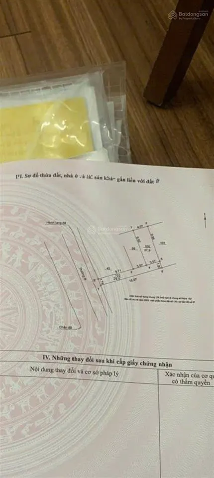 Bán lô đất 38m trong đê yên nghĩa 10m ra ô tô tránh 4,7 tỷ ctl