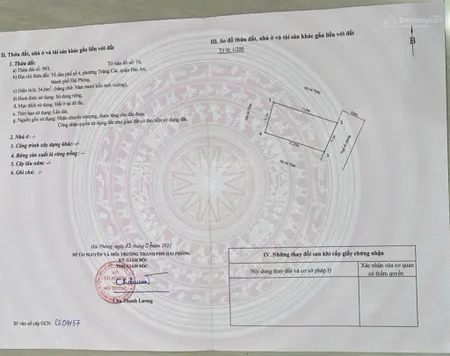 Siêu phẩm mặt ngõ 76 đường tràng cát dt 54m2 ngang 5,1m ngõ rộng hơn 4m oto tránh nhau thoải mái