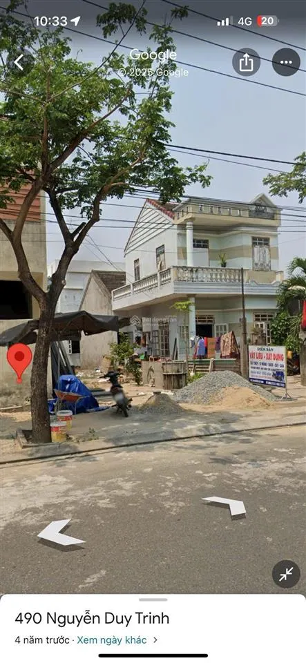 Mặt tiền nguyễn duy trinh, hoà hải, dt 132m2