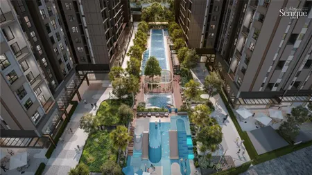 Bán 3 ngủ the senique diện tích 83m2 đông nam view bể bơi