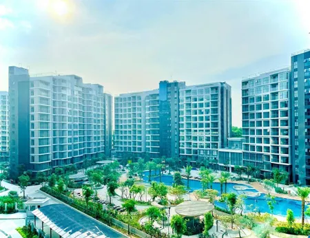 Bán căn centery 2pn2wc có sẵn hđ thuê, có hỗ trợ vay ngân hàng 80%, view hồ bơi biển nhân tạo