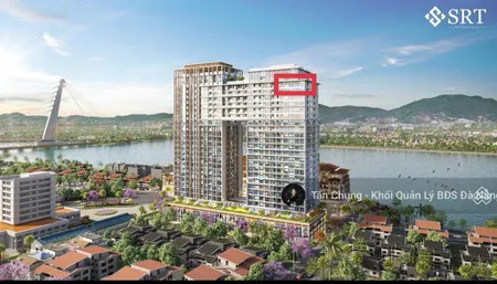 Căn dualkey tầng cao nhất toà ponte view pháo hoa, cầu rồng, biển diện tích 92,3m2 giá 8,1 tỷ
