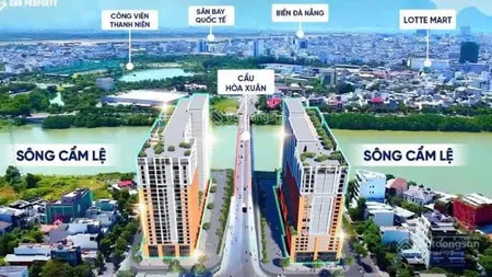 14/9/2025 mở bán 2 tòa căn hộ spana tower đà nẵng, view trực diện sông, giá gốc gđ 1 từ sun group