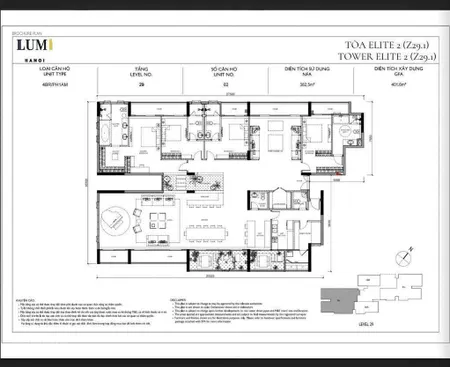Trực tiếp cđt căn penthouse tòa elite lumi đn giá chỉ 90 tr/m2
