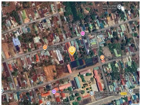 Bán đất 552.2m² ngang 9m x 62m Xã Hòa Phú