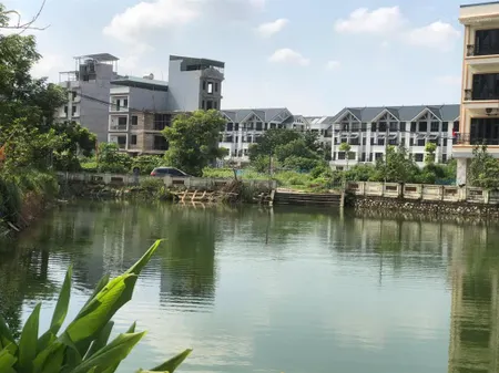 Siêu phẩm 75m2 đất p. lô dv thăng long 9 view hồ hai mặt thoáng kđt hinode