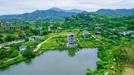 Đất nghỉ dưỡng view hồ ba vì full thổ cư sổ đỏ chuẩn pháp lý chỉ từ 12 triệu/m2