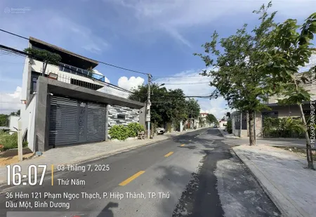 Đất hiệp thành diện tích 10,5 x 40m đường nhựa 6m + vỉa hè, liên thông đường phạm ngọc thạch