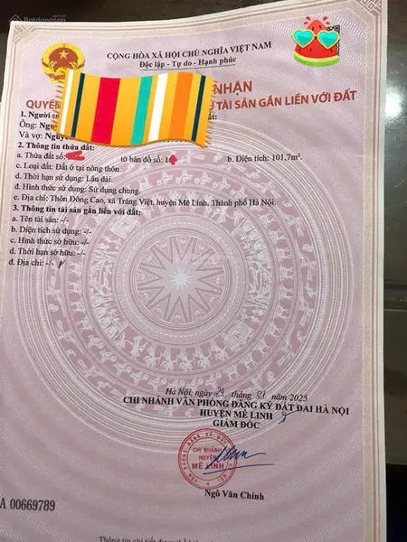 Bán gấp đất tại tráng việt, mê linh, hà nội, 33 triệu /m2, 101.7 m2, hàng hiếm uy tín(gần bìa làng)