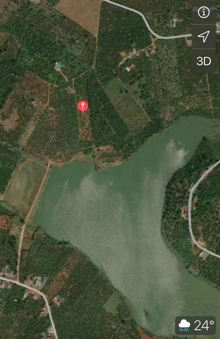 Bán lỗ lô đất 5054m2 ngay hồ thôn 9 xã hòa trung, huyện di linh, tỉnh lâm đồng