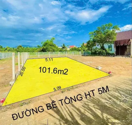 Bán lô đất diên lạcdiên khánh gần tỉnh lộ 2sổ hồng đường thông ô tô 5m.