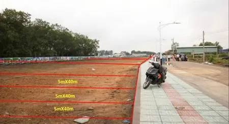 Bán gấp 200m2 sổ sẵn, thổ cư 100m2, đường nhựa 7m, trường văn thố, bàu bàng, bình dương