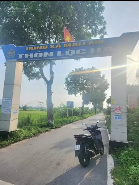 Đất lộc hà đường thông, ô tô cất trong đất gần vin cổ loa, cầu tứ liên