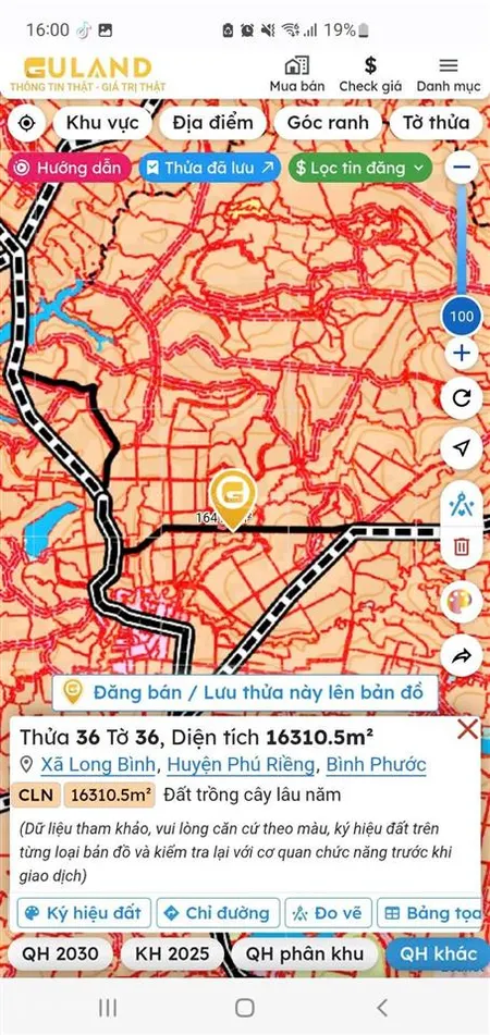 Bán đất ở xã long bình, phú riềng, bình phước, giá tốt 650 triệu, 158.4m2