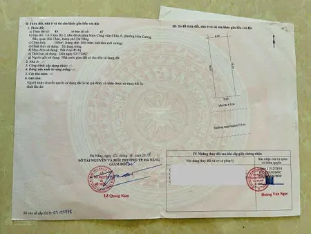 Bán gấp lô đất siêu kim cương, đường bùi sỹ tiêm, hoà cường bắc, sát dự án downtown đà nẵng.