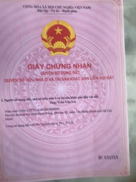 Cần bán đất trồng cây lâu năm và đất ở