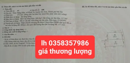 Bán đất 377m² ngang 12m giá 5.25 tỷ Xã Kim Anh
