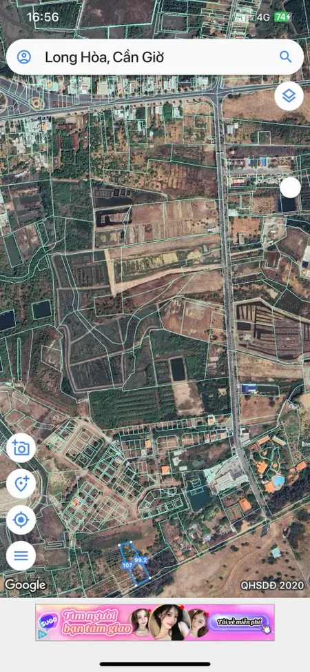 Bán đất 3660m² ngang 38m giá 95 tỷ Xã Cần Giờ